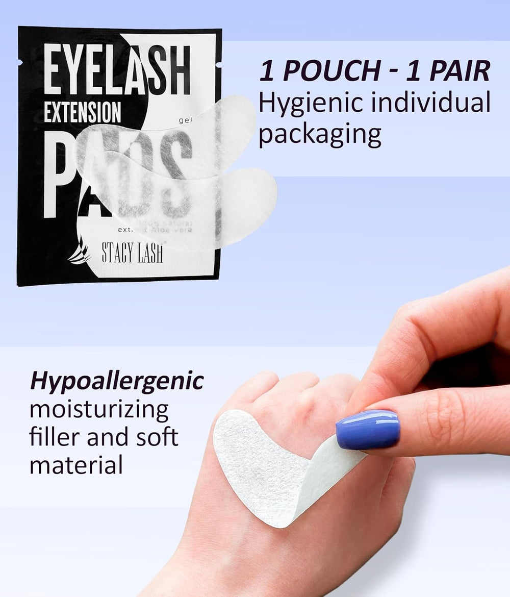 Stacy Lash 100-pair packaging with mapped liners for quick, organized use.