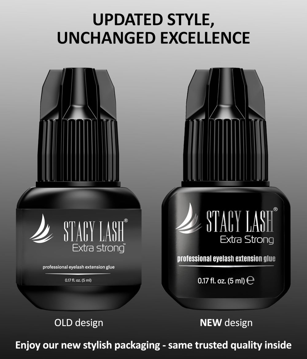 Sealed packaging preserves freshness for STACY LASH glue