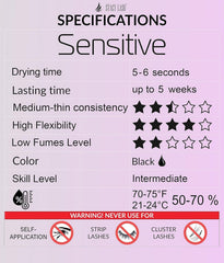 STACY LASH sealed packaging preserves freshness and long-lasting formula.