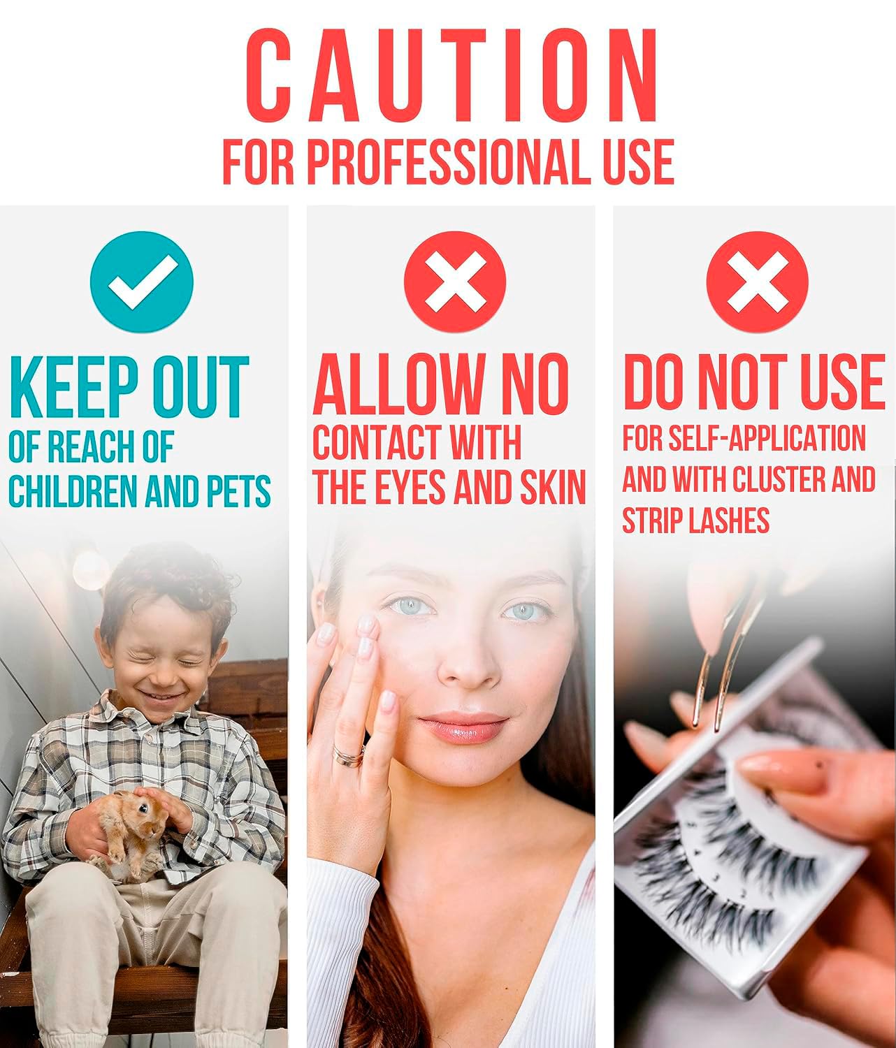STACY LASH Super Booster shows adhesive compatibility with any glue