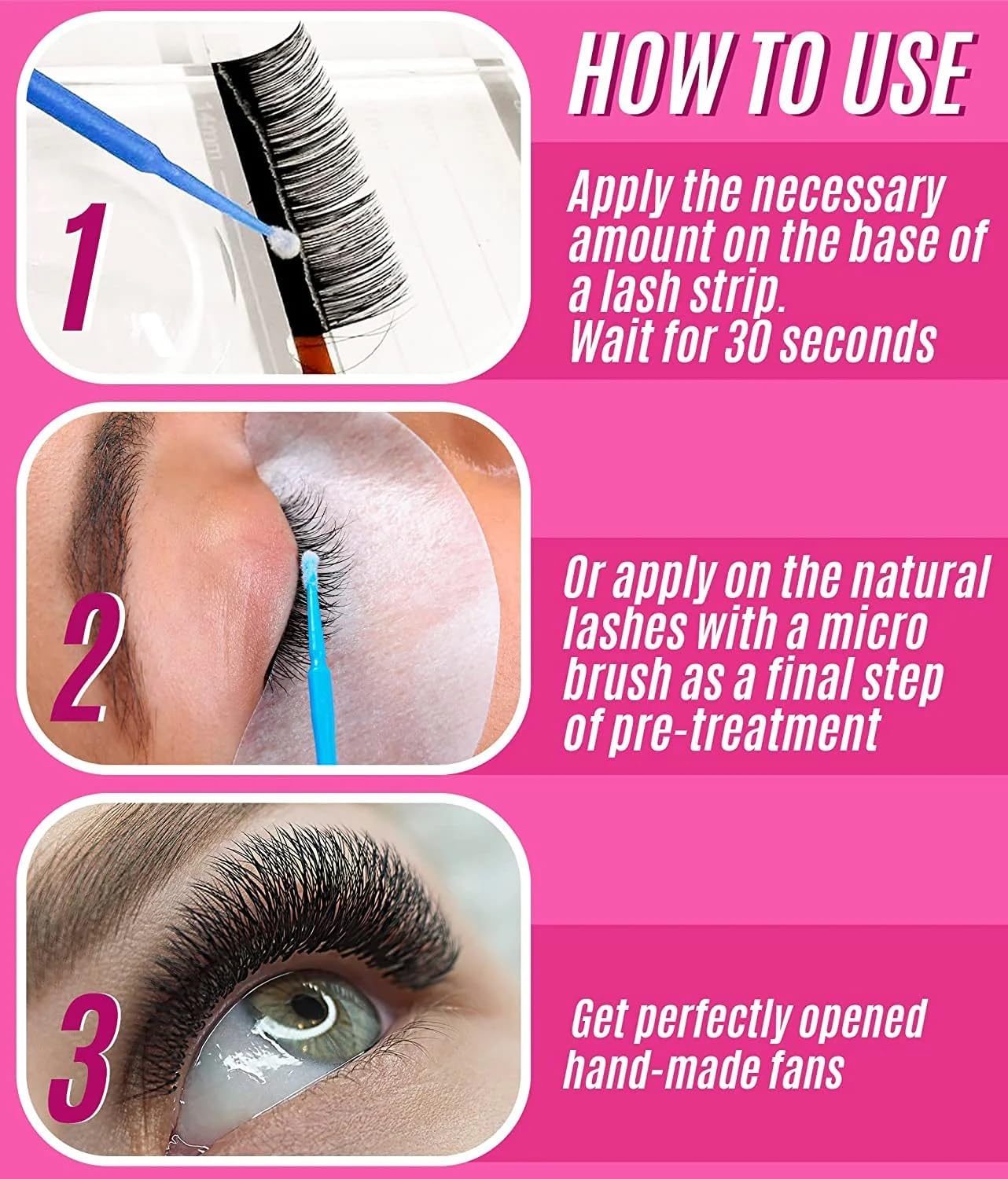 STACY LASH Super Booster quick-dry cure on lash extension