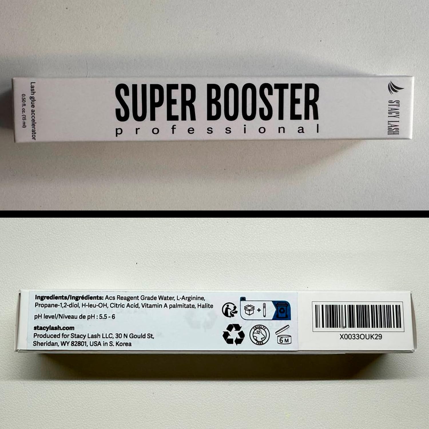 STACY LASH Super Booster vegan latex-free claim icon