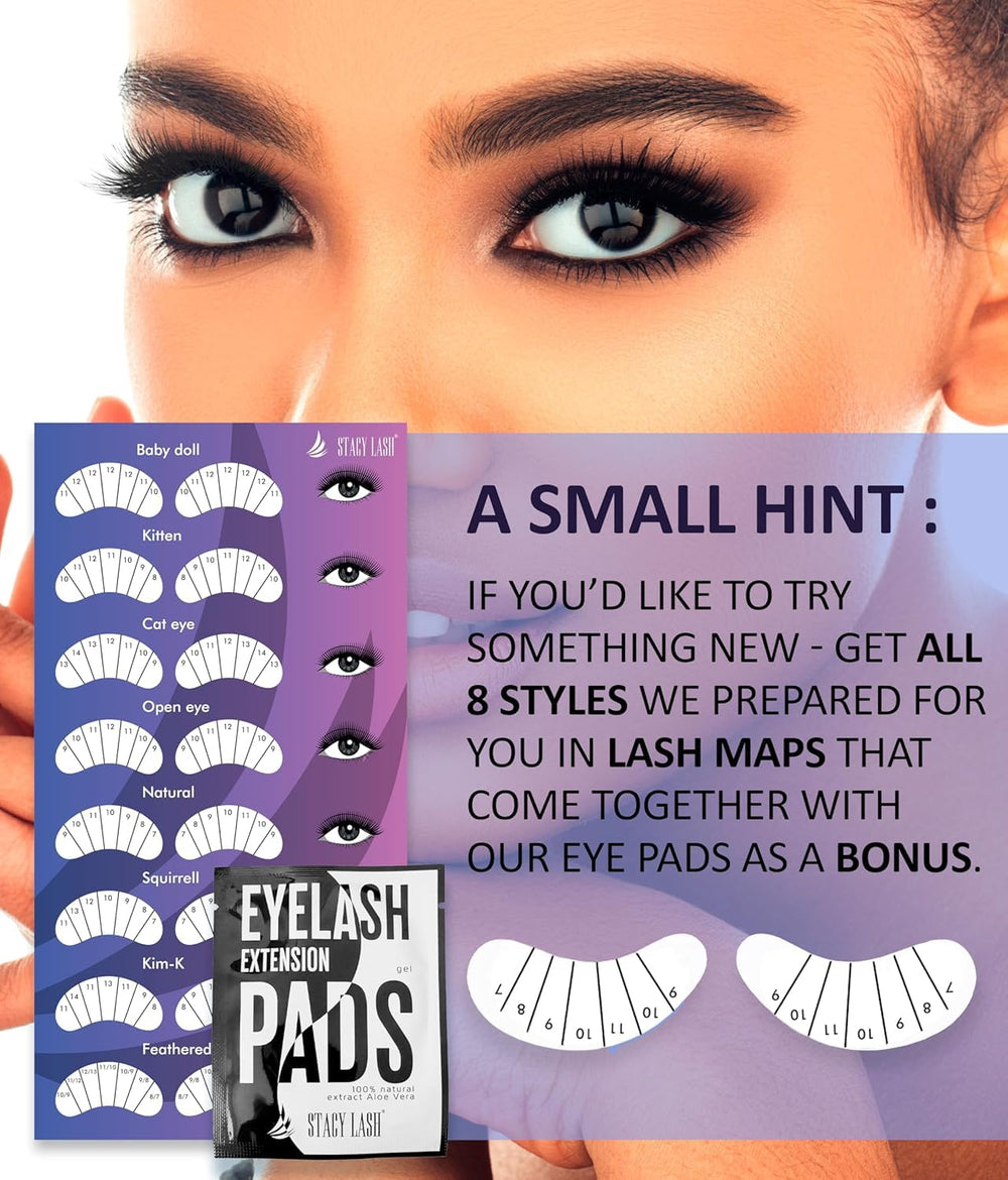 Stacy Lash thin breathable material allows skin airflow for comfortable lash procedures.