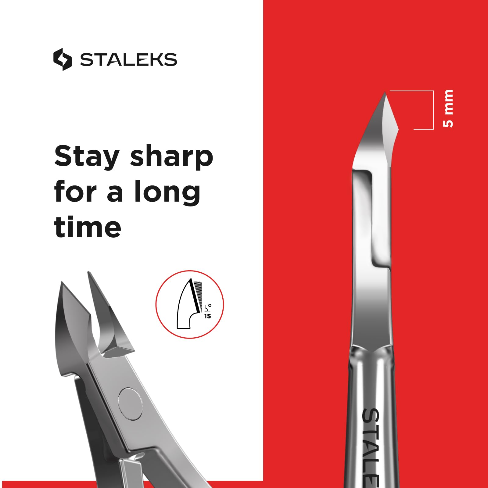 Staleks Classic 12 cuticle nippers product packaging ready for purchase