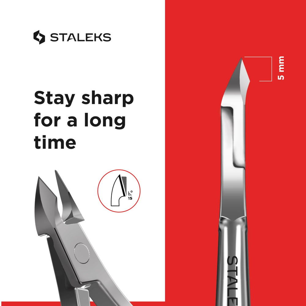 Staleks Classic 12 cuticle nippers product packaging ready for purchase