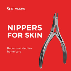 Staleks Classic 12 cuticle nippers stainless steel body for durability