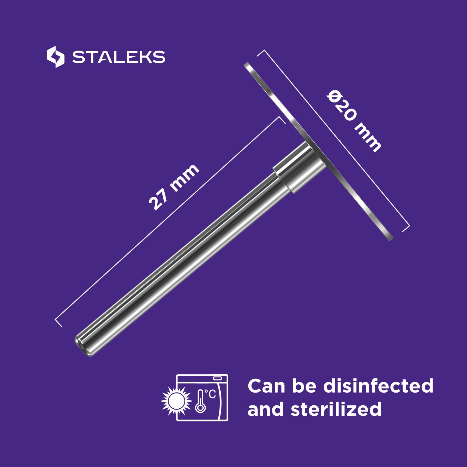Staleks pedicure tool ready for sterilization, ensuring clean, reliable performance.