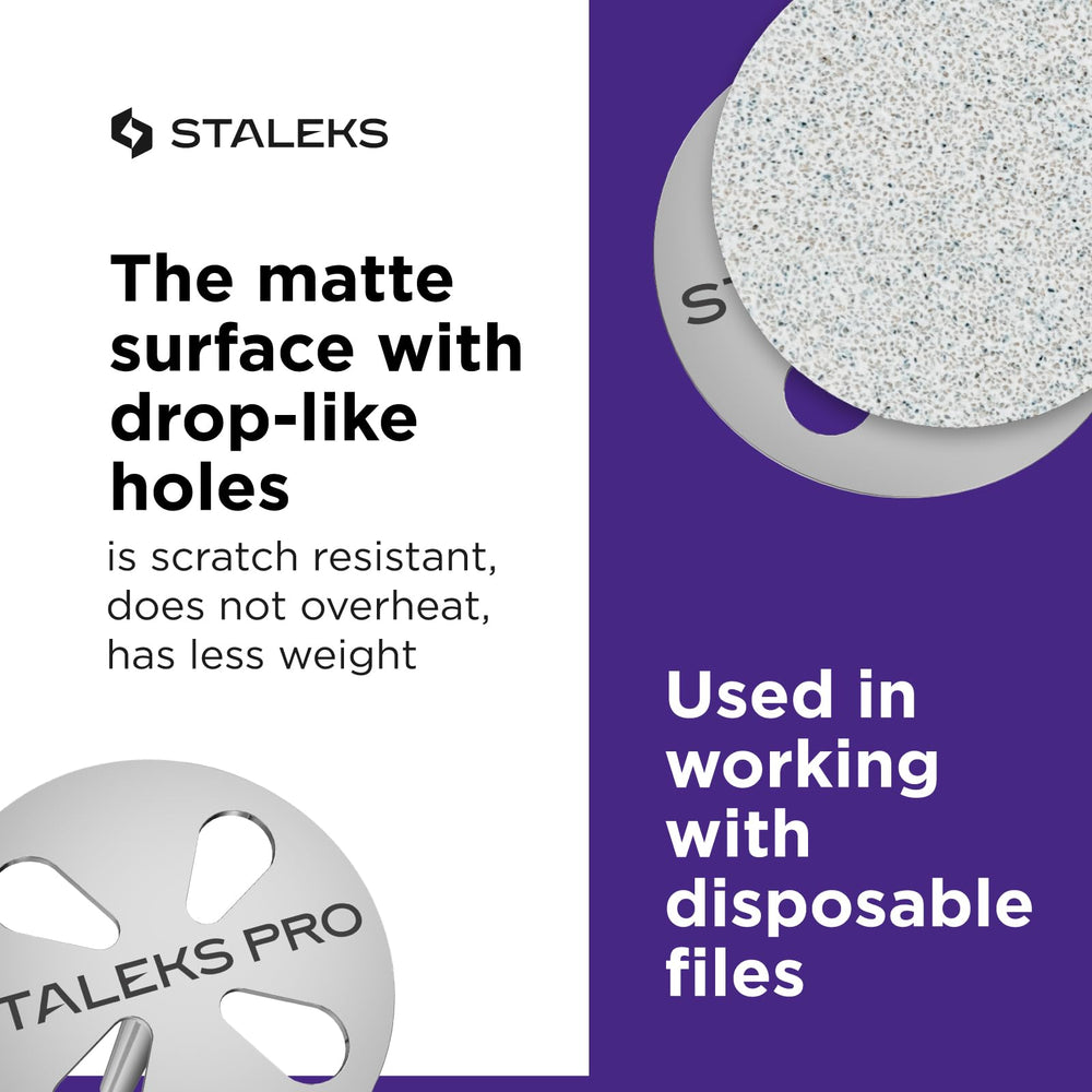 PODODISC Compatible with various grit files for versatile pedicure tasks.