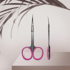Staleks Pro cuticle scissors ergonomic straight handles for comfortable grip