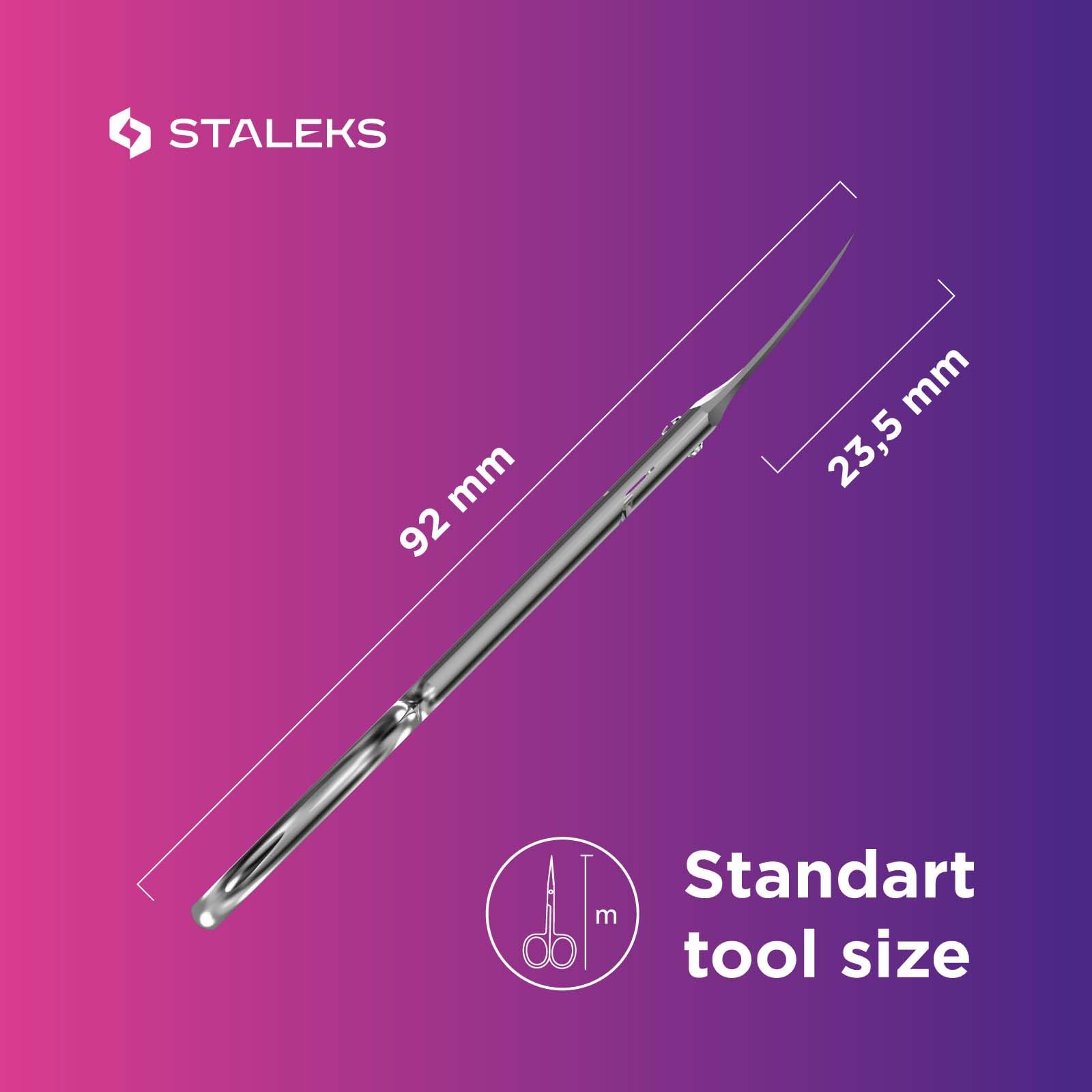 Staleks Pro Expert 50, diseño preciso para acabado limpio de uñas