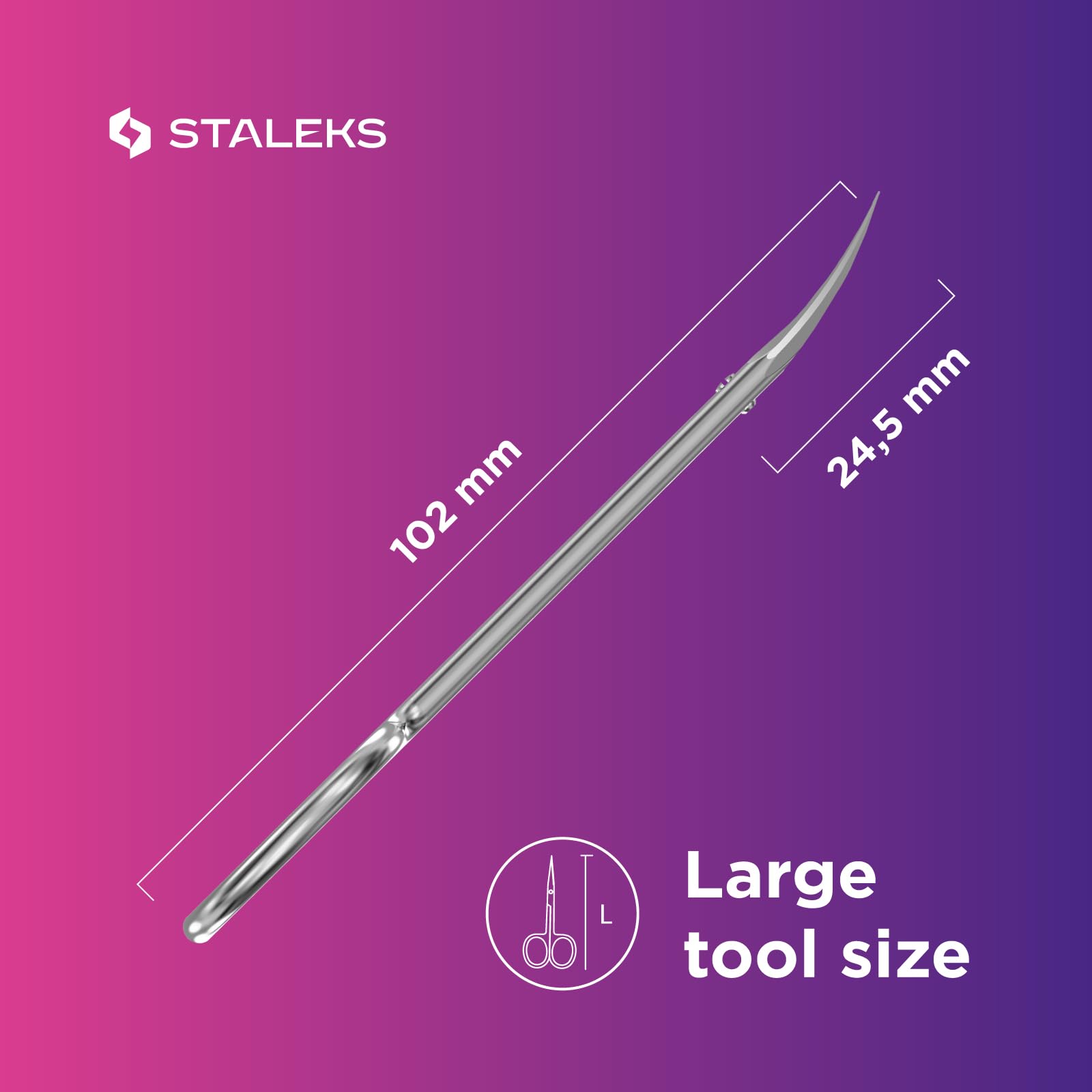 Staleks Pro Expert 50 Tipo 3 afilado manual que mantiene filo por más tiempo.