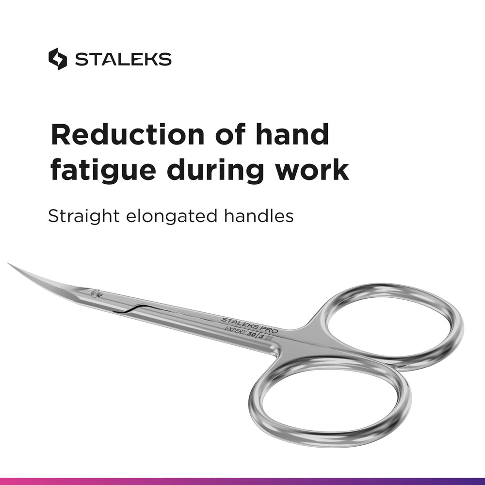 Staleks Pro Expert 50 Tipo 3 tornillo de agarre seguro para evitar aflojamiento.