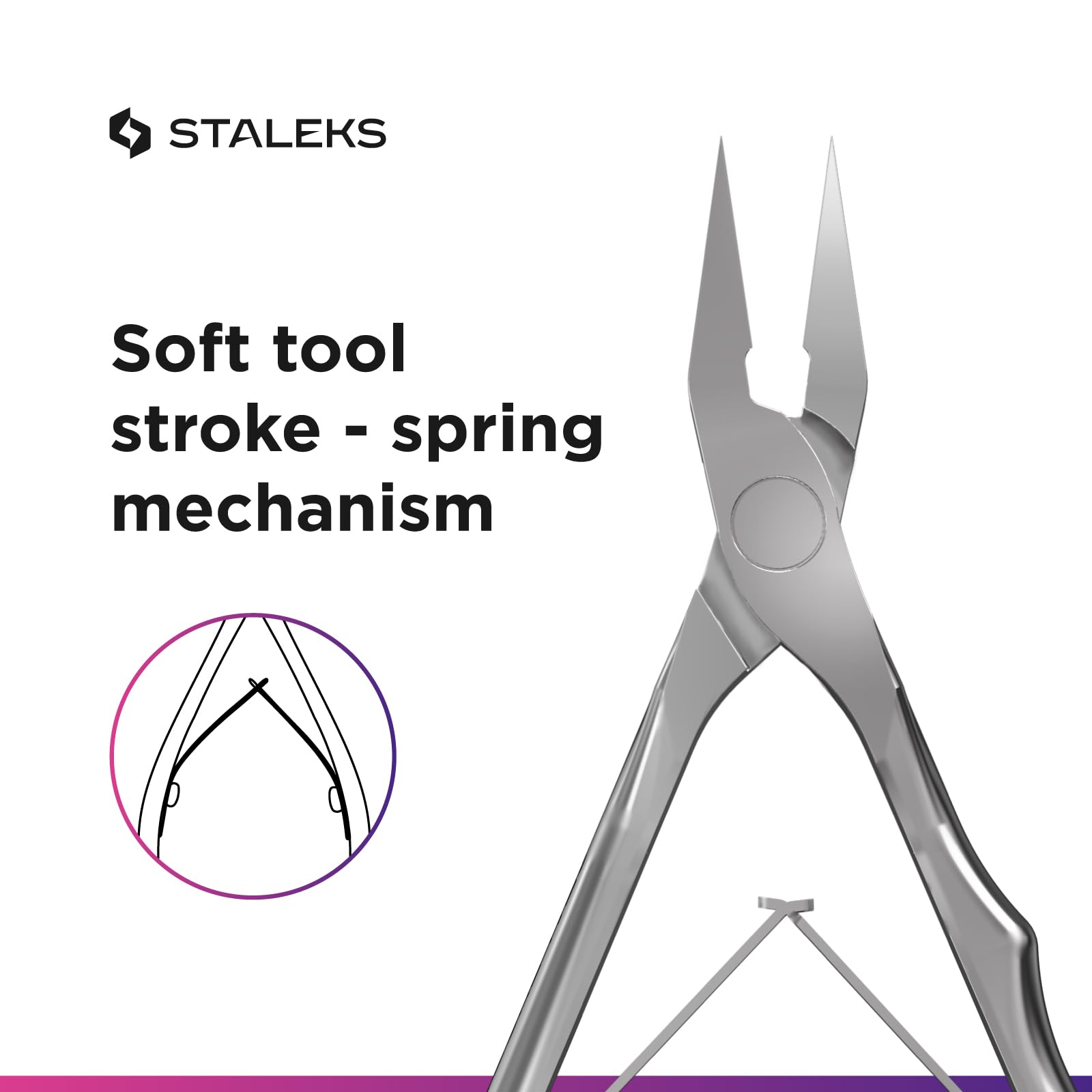 Staleks Pro EXPERT 61 comfortable grip for secure handling during procedures