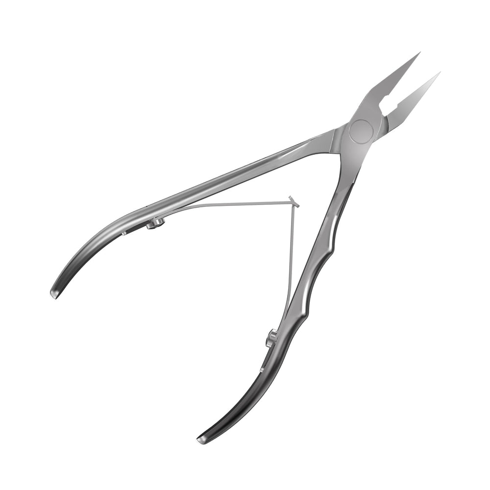 Staleks Pro EXPERT 61 ingrown nail nippers in hand for precise grooming