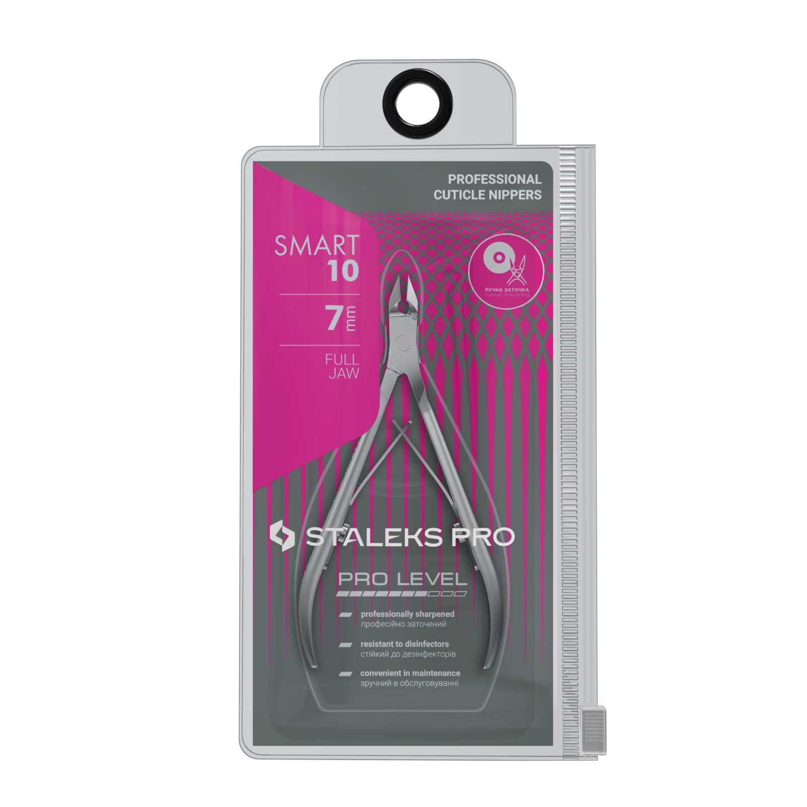 Staleks Pro SMART 10 cuticle nippers stainless steel for rust resistance