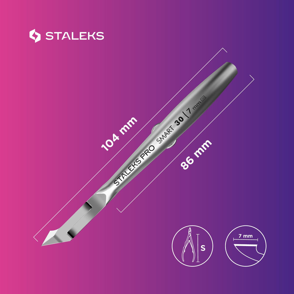 Staleks Pro Smart 30 stainless steel body offers durable, corrosion-resistant performance.