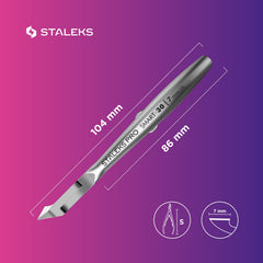 Staleks Pro Smart 30 stainless steel body offers durable, corrosion-resistant performance.