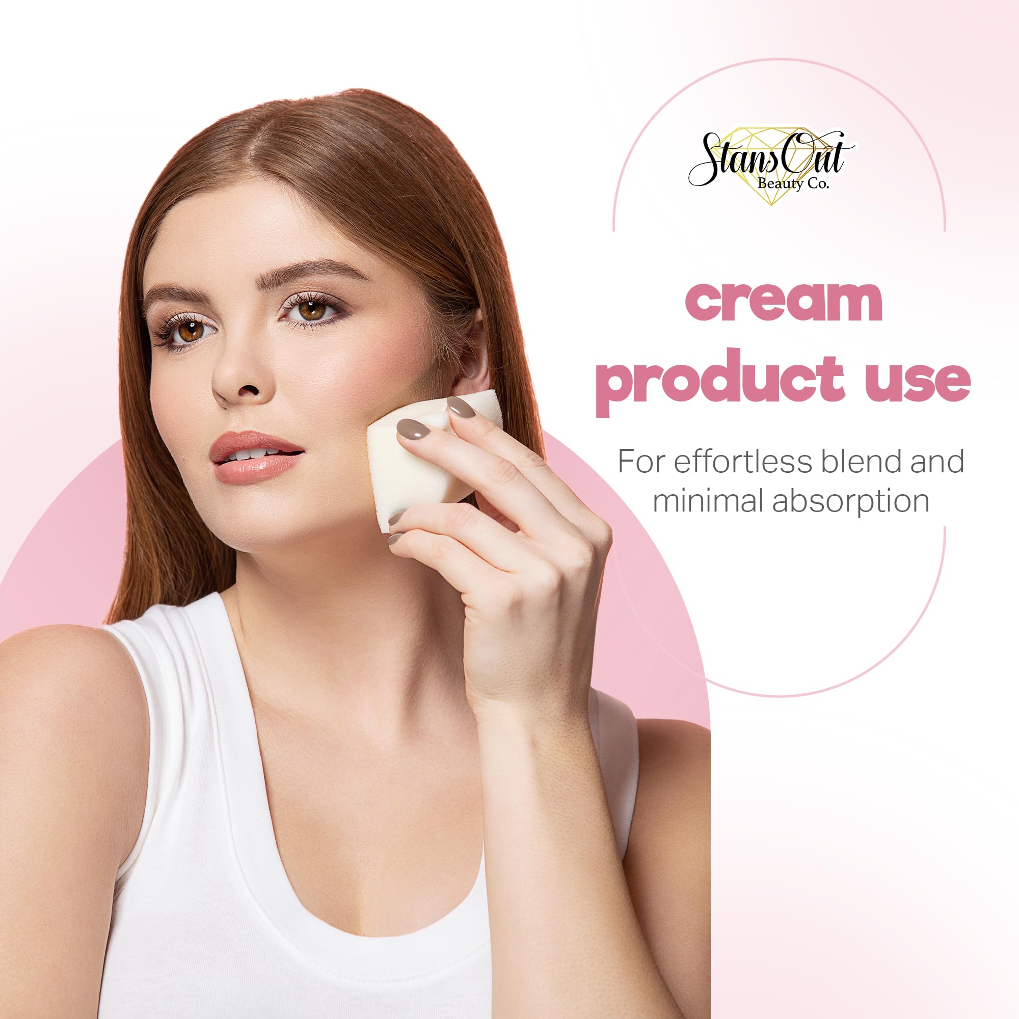 StansOut Memory Foam Sponge bronzer-blend creates soft, even warmth.