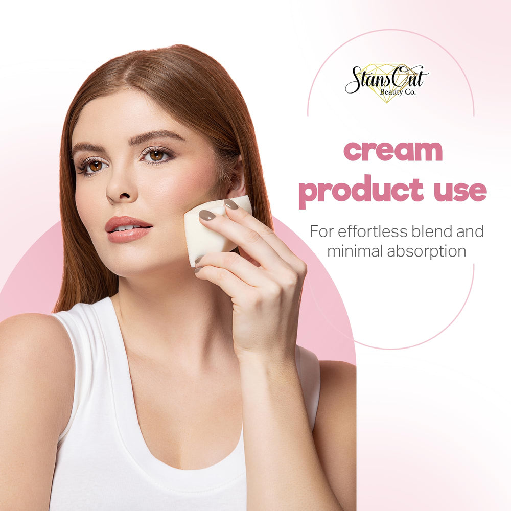 StansOut Memory Foam Sponge bronzer-blend creates soft, even warmth.