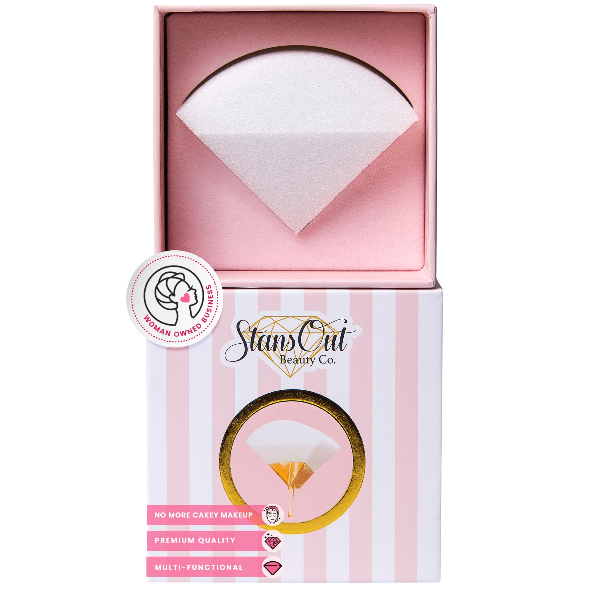 StansOut Memory Foam Sponge softness closeup demonstrates ultra-soft blending for airbrushed results.