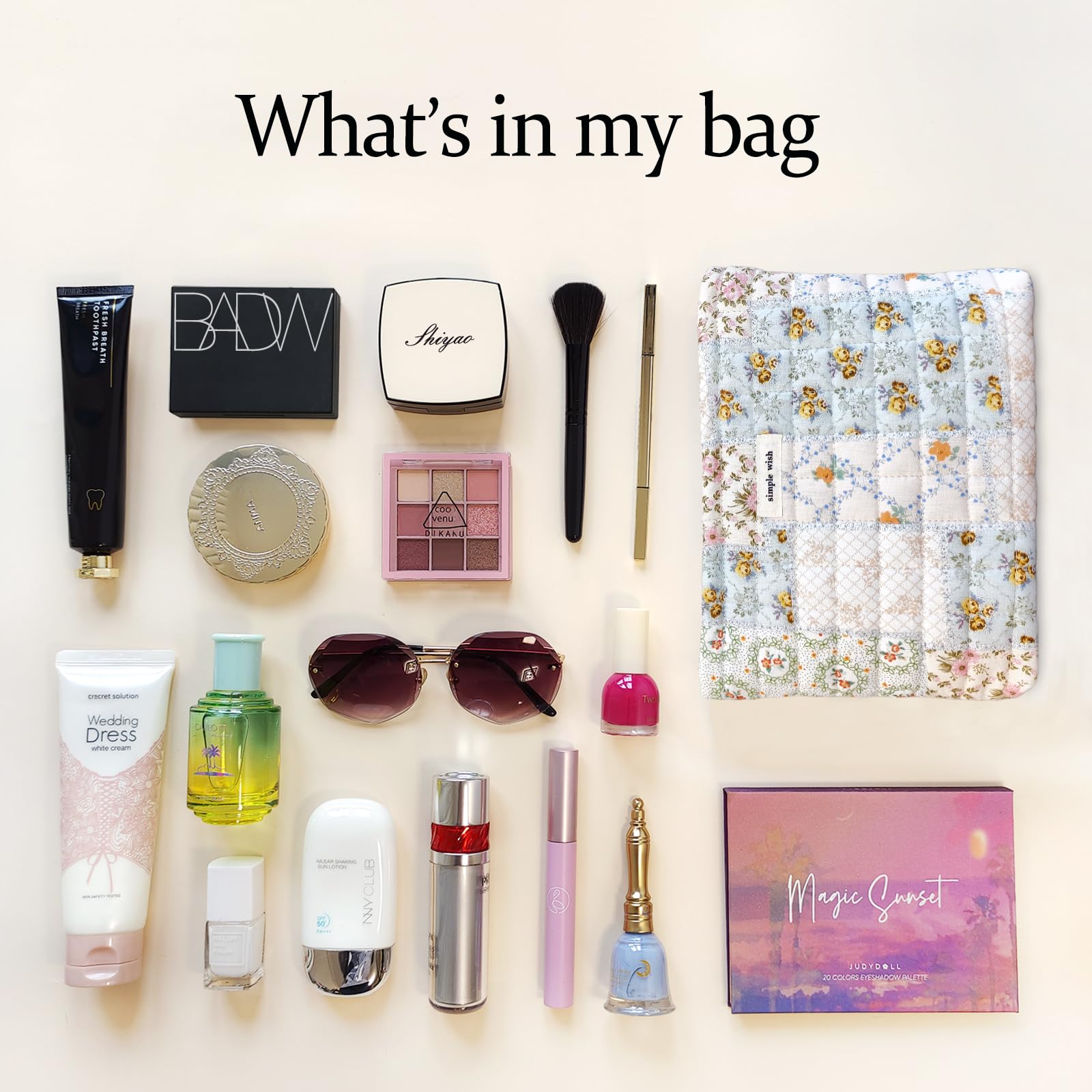 STARDW purse organizer pouch with canvas lining keeps essentials protected.