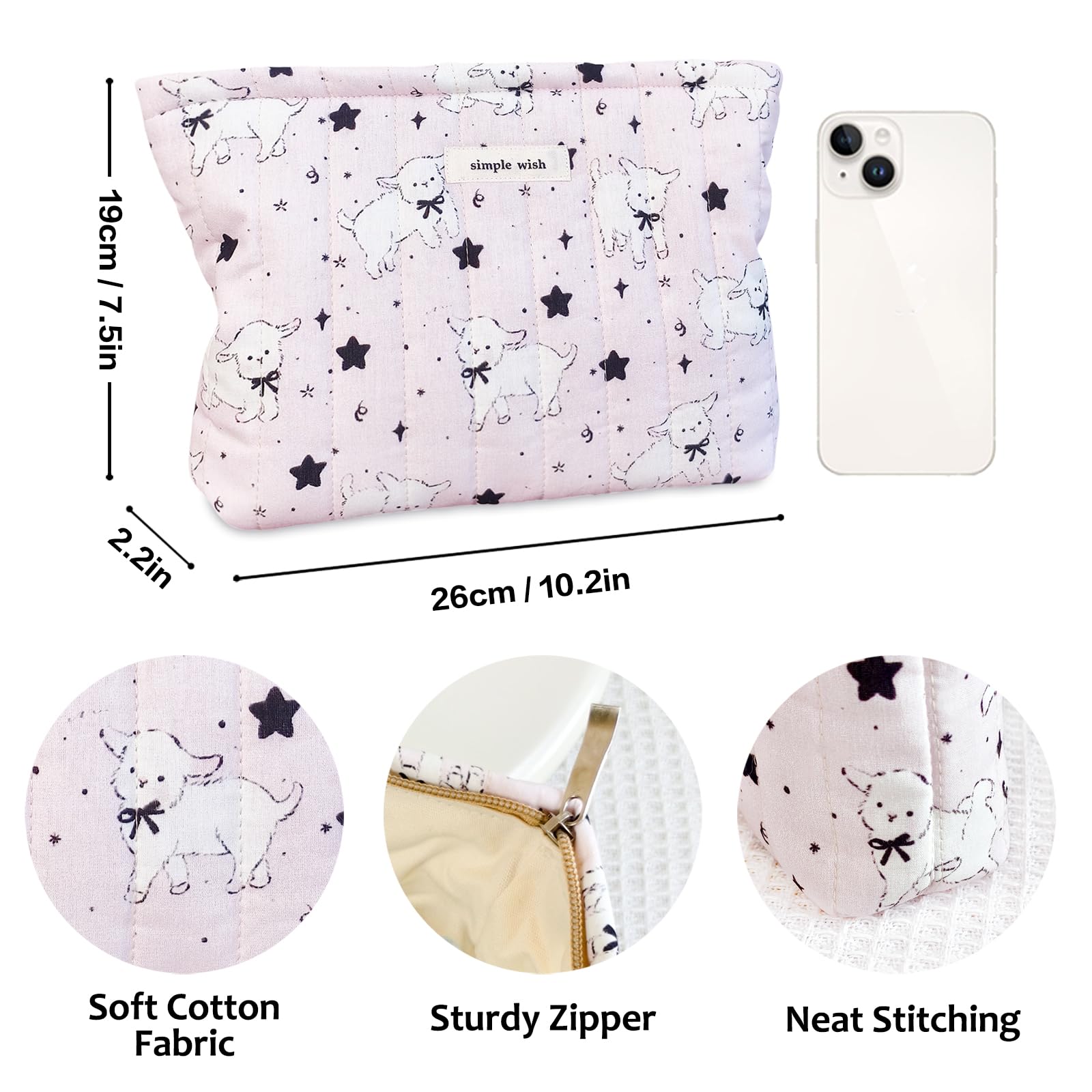 STARDW purse organizer pouch helps separation of essentials in bags