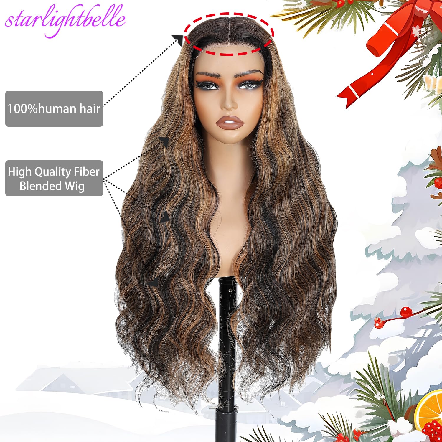 StarlightBelle wear-go glueless clip system keeps hair secure with quick application