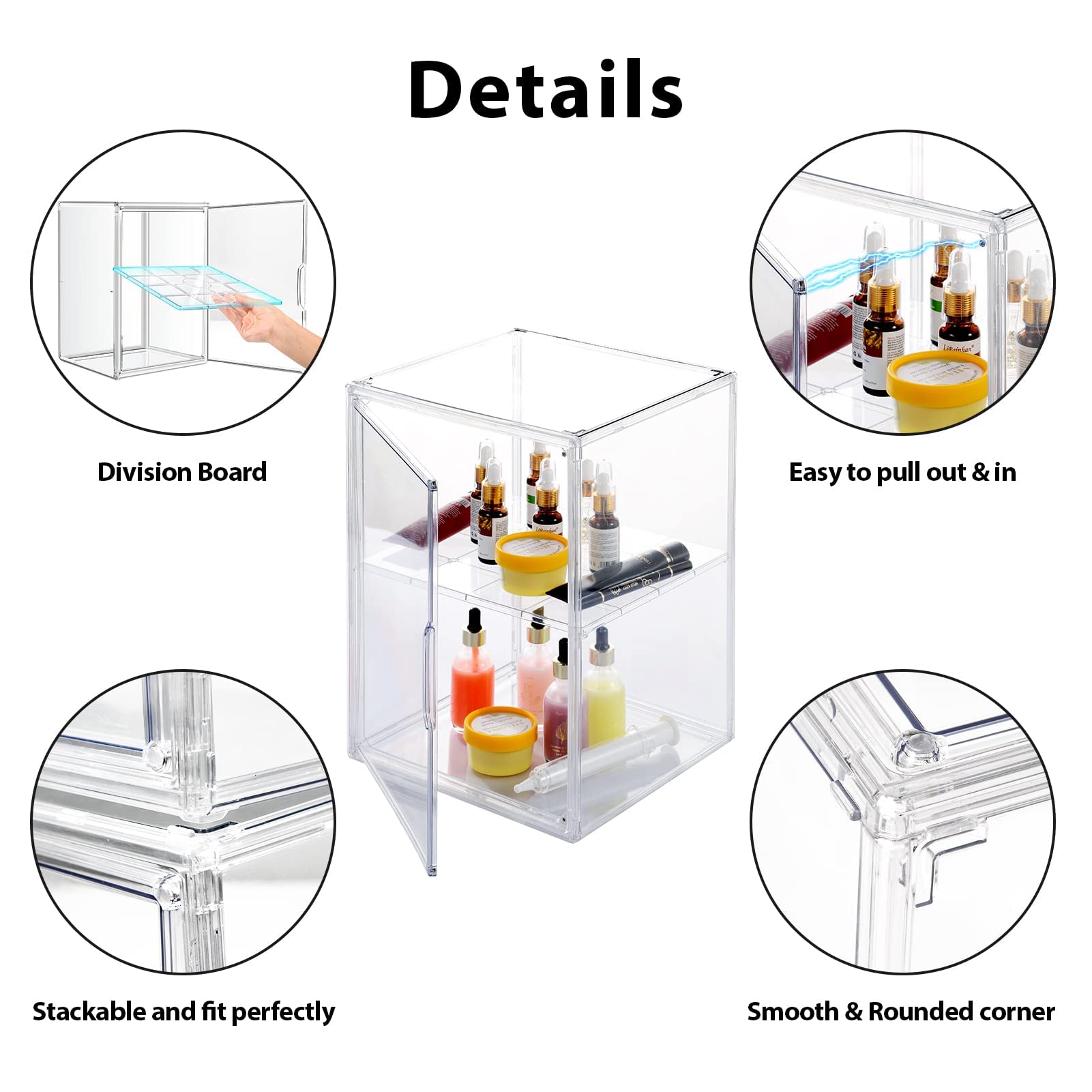 starogegc sturdy stackable design saves space and creates vertical storage