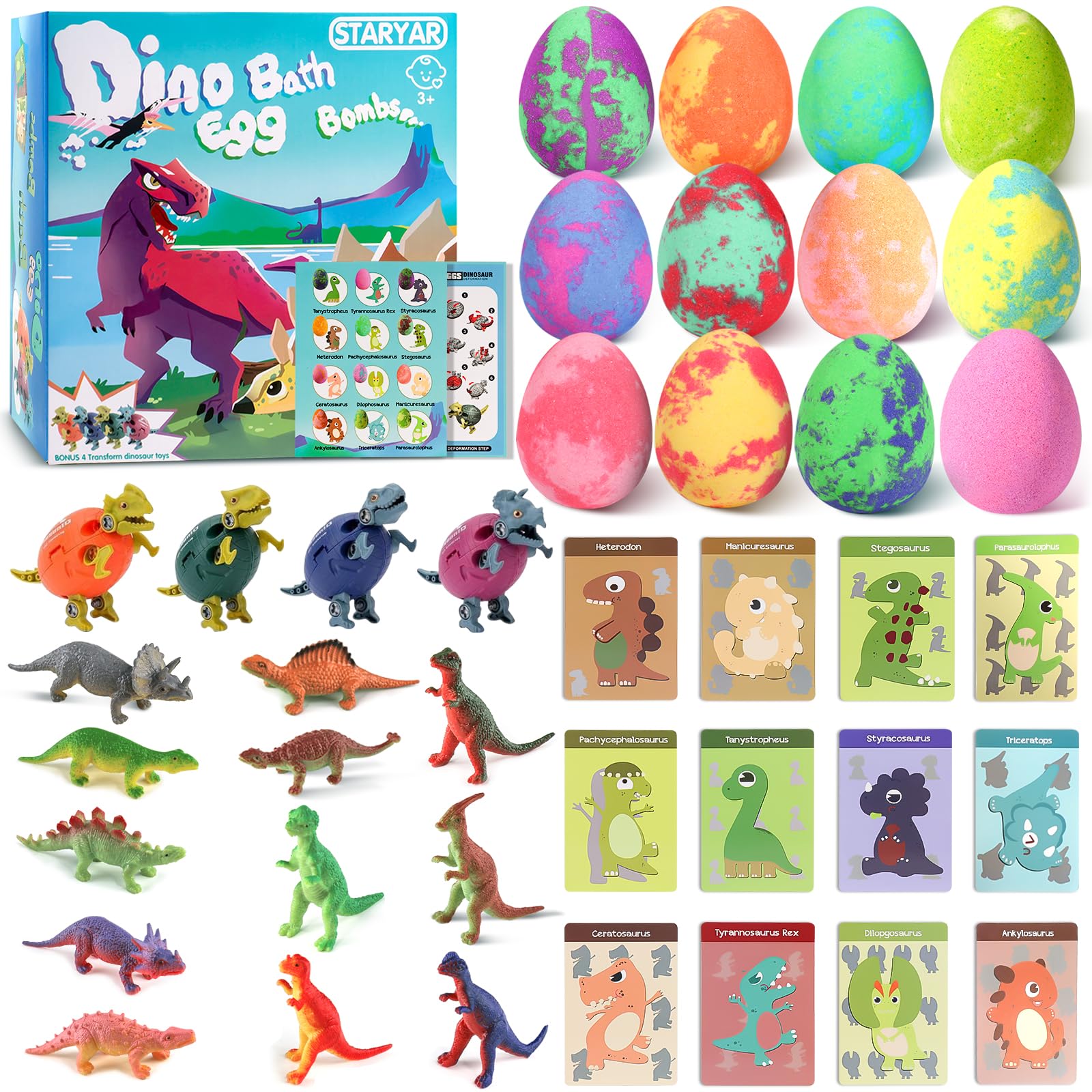 STARYAR kids bath toy inside each bomb boosts anticipation and imaginative play