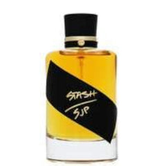 Stash by Sarah Jessica Parker bottle front view highlighting woody fragrance appeal.