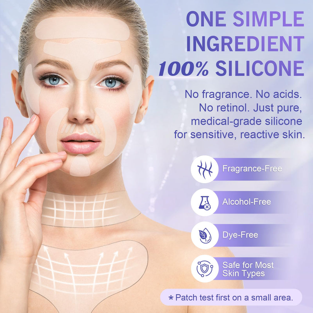 Stasover decollete patches target chest area for improved texture.