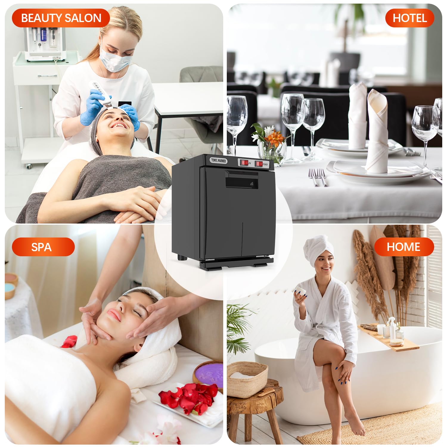 StateRiver towel warmer cabinet compact design highlights space efficiency for home use.