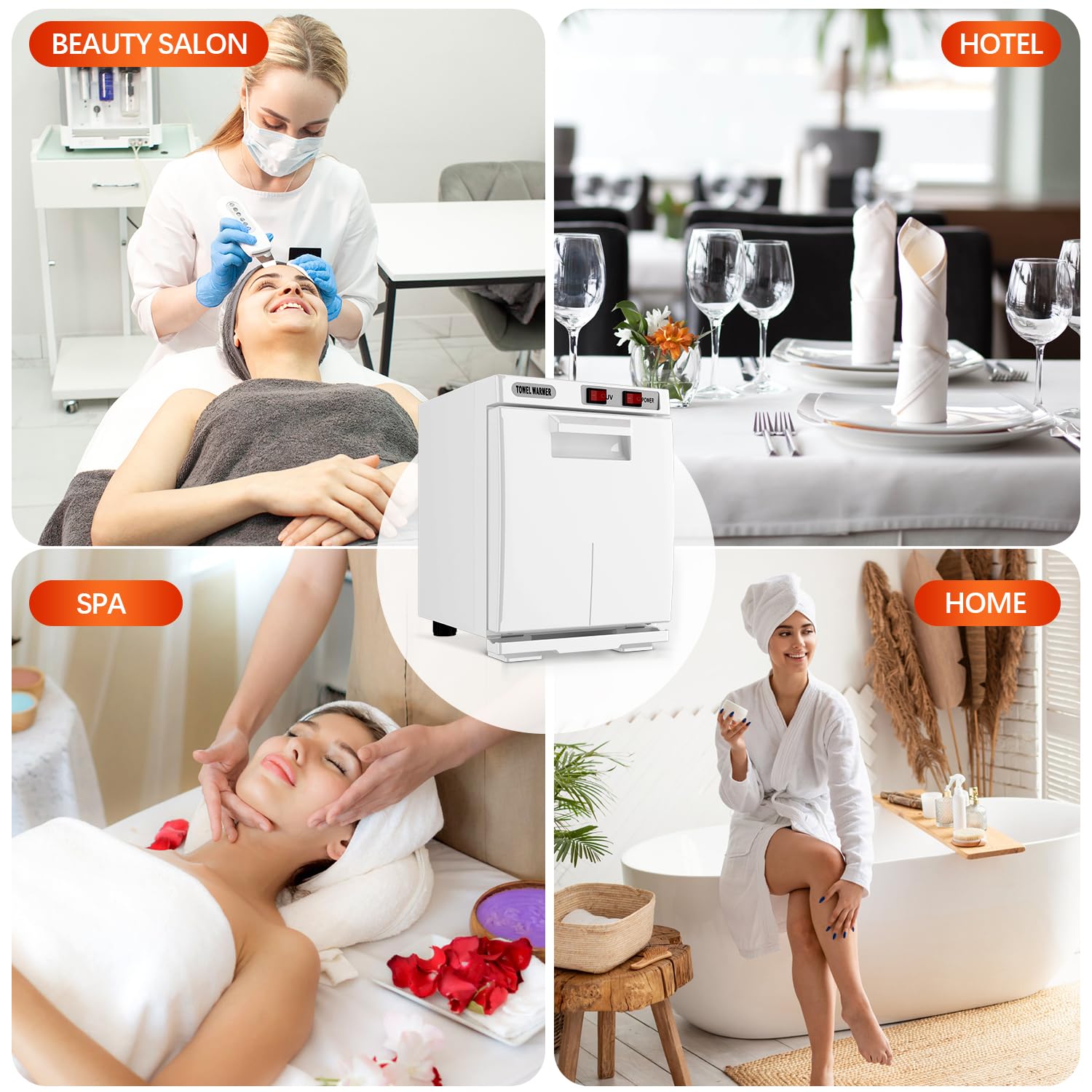 StateRiver towel warmer suitable for home or salon environments