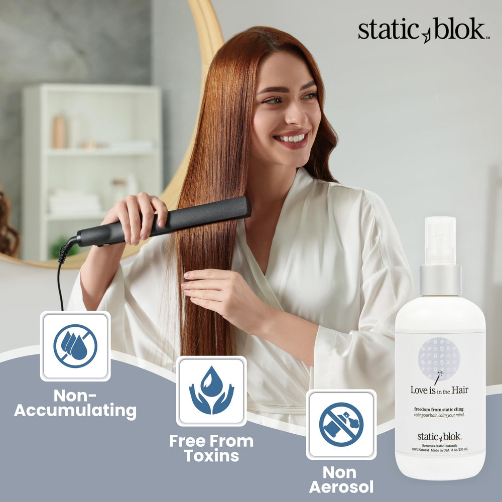 Static Blok fragrance-free formula supports a clean, unobtrusive grooming routine.