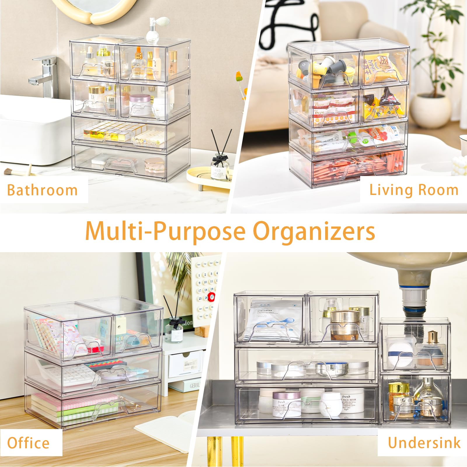 Stebopum bathroom counter organization demonstrates tidy display and easy access