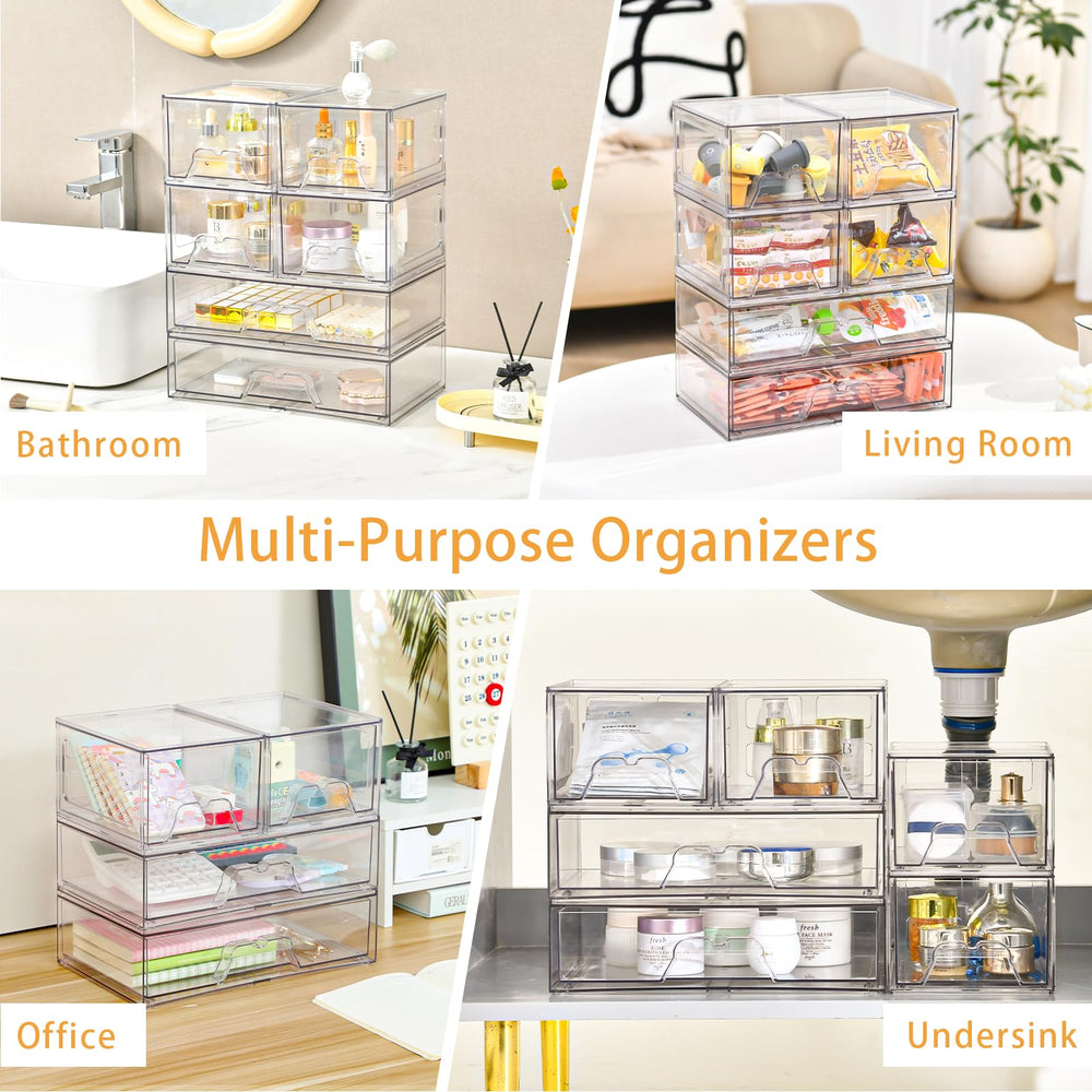 Stebopum bathroom counter organization demonstrates tidy display and easy access
