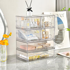 Stebopum stackable drawers side view saves bathroom space