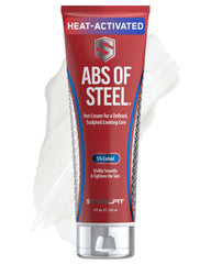 SteelFit Abs of Steel cream tube ready for firming skin and defined abs