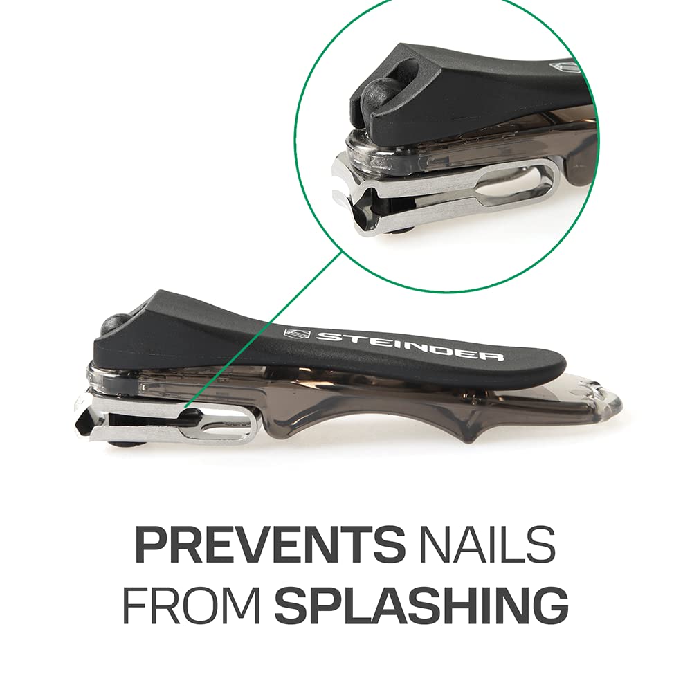 STEINDER toenail clippers made in Korea for thick nails and durability.