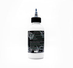 Stencil Stuff 4-ounce label closeup highlights cross-contamination protection.