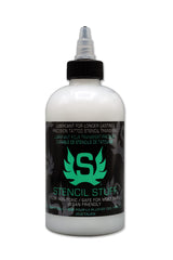 Stencil Stuff tattoo transfer gel bottle close-up promising clean transfers