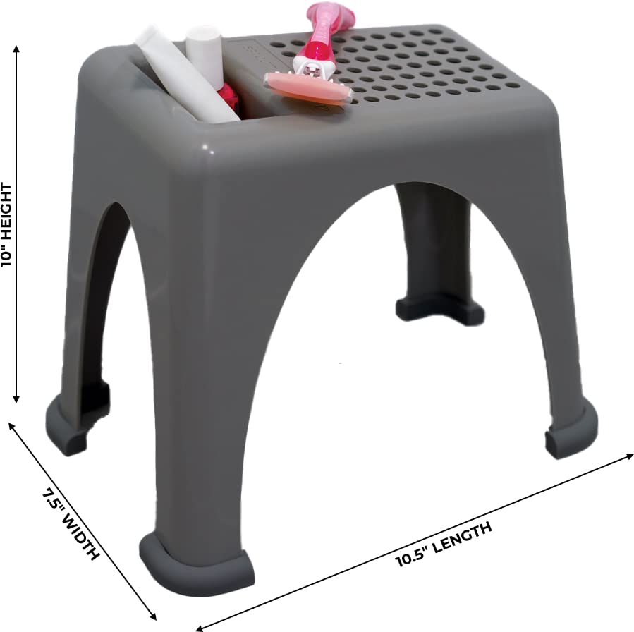 Step Up Easy Reach Foot Rest is made in the USA for durable home grooming.