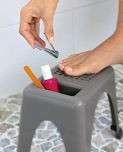 Step Up Easy Reach Foot Rest supports shaving and pedicures for comfortable routines.