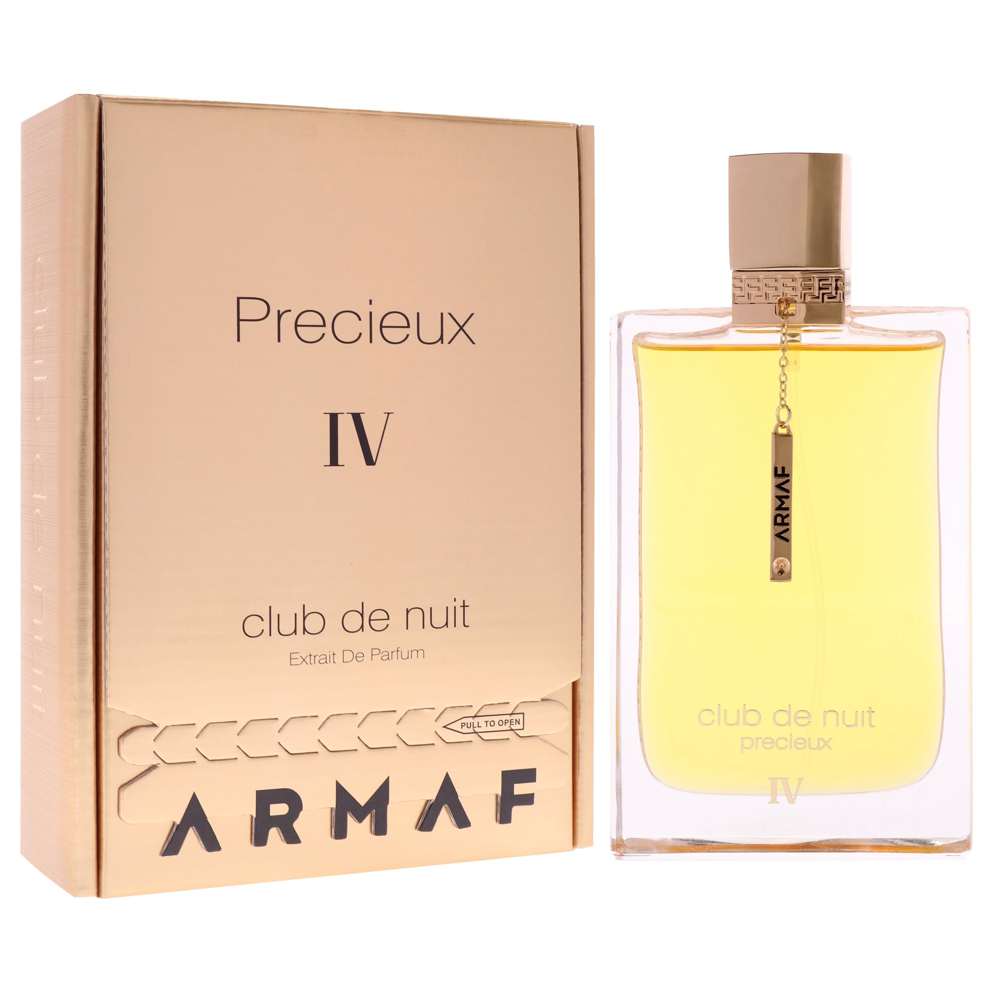 Armaf Precieux IV woody base adds depth for lasting allure.