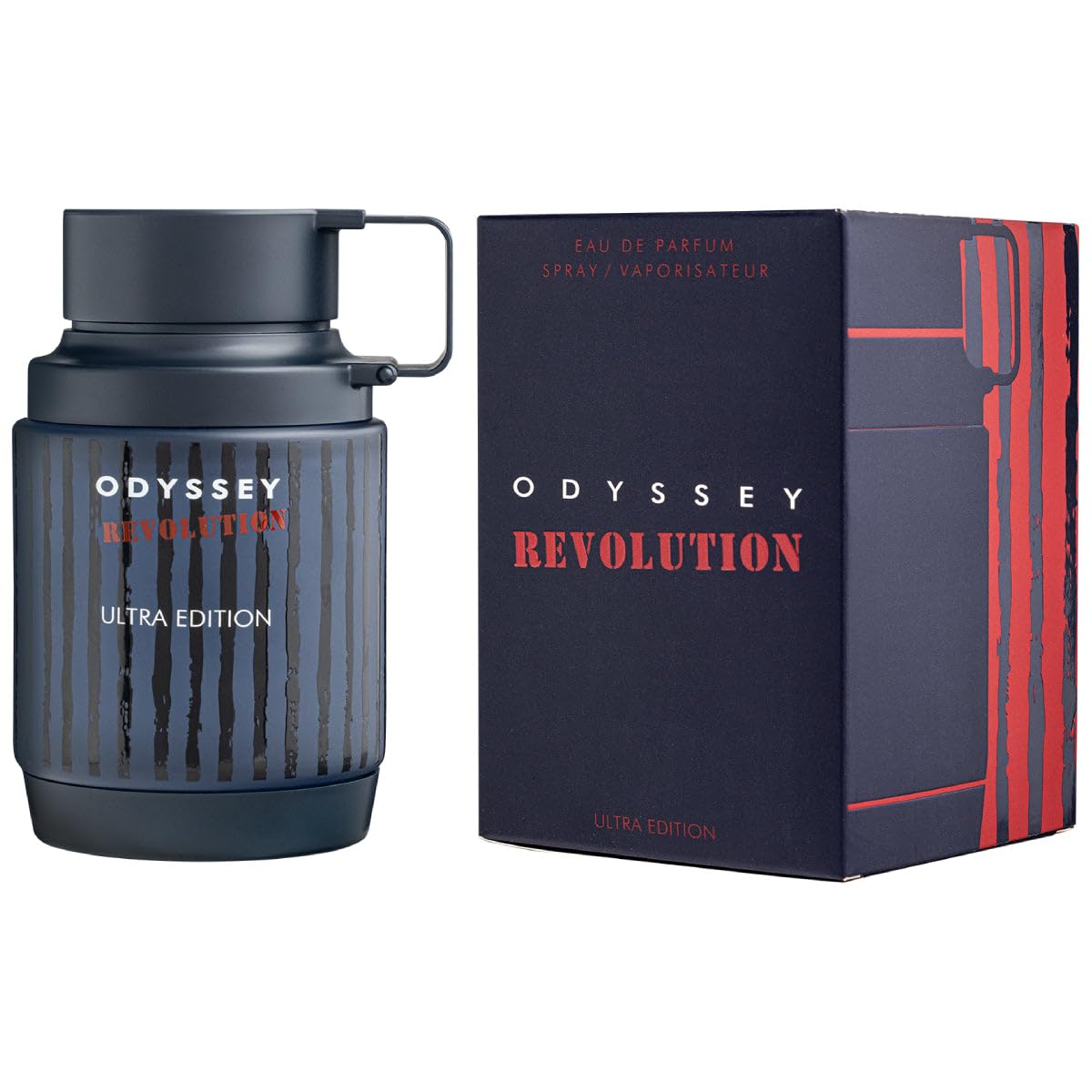 Sterling Parfums Odyssey Ultra Edition packaging showcasing versatile, daytime-to-evening wear.