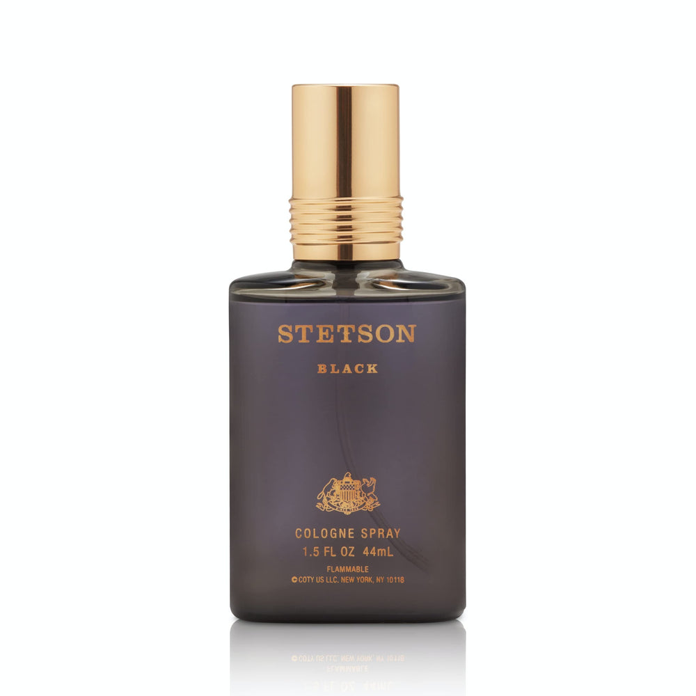 Stetson Black bottle front, ideal for everyday wear and travel-ready style.