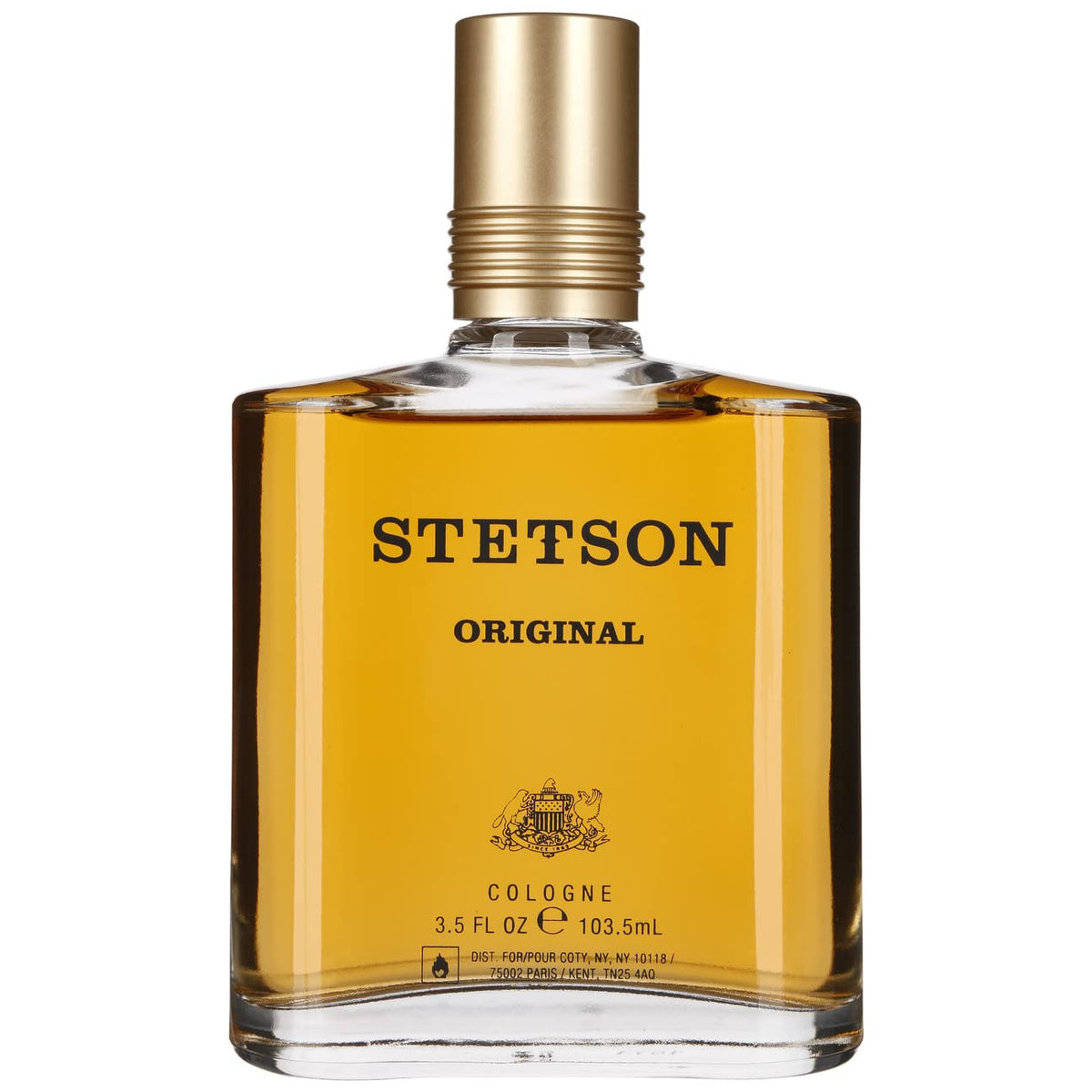 Stetson Original Cologne bottle front view highlighting classic design for confident everyday wear.