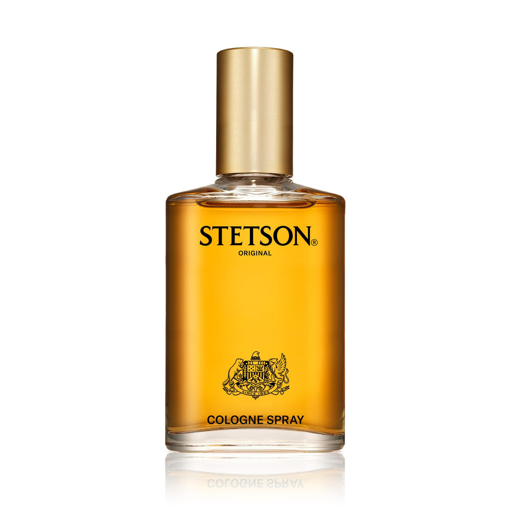 Stetson Original close-up on fragrance notes highlights citrus and patchouli hints.