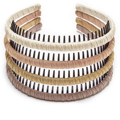 STHUAHE multicolor resin teeth comb close view for vibrant everyday style.