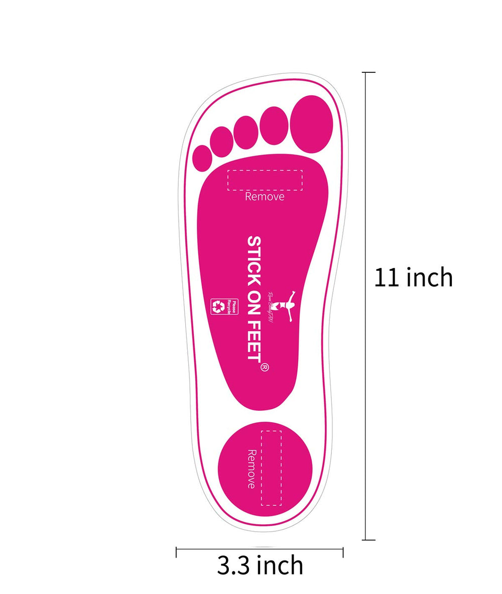 STICKONFEET easy-application feet pads in use simplify tanning with quick peel, stick, and stand.